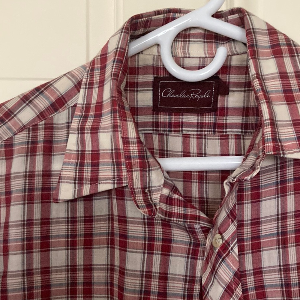 Vintage Men’s button down long sleeve shirt M